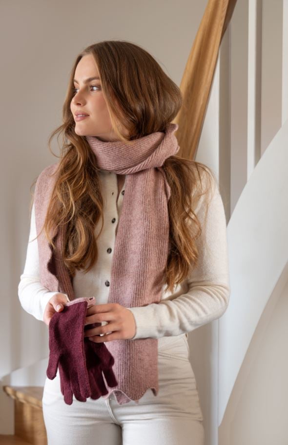 Skjerf rose - 4