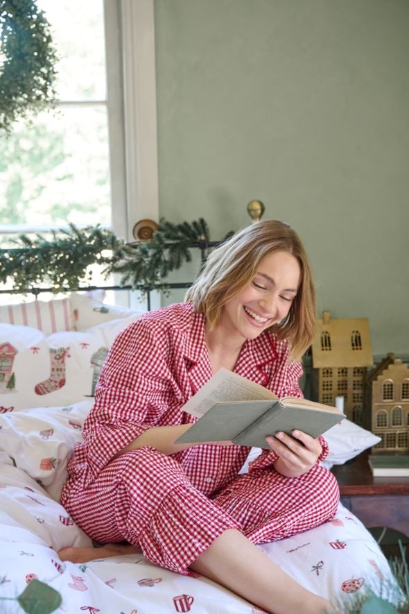Pyjamasbukse rød - 4