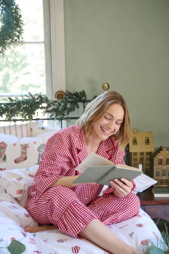 Pyjamasbukse rød - 4