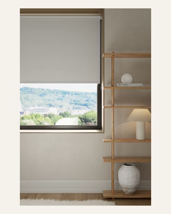 Lystett rullegardin offwhite - 160x185 cm offwhite - 1