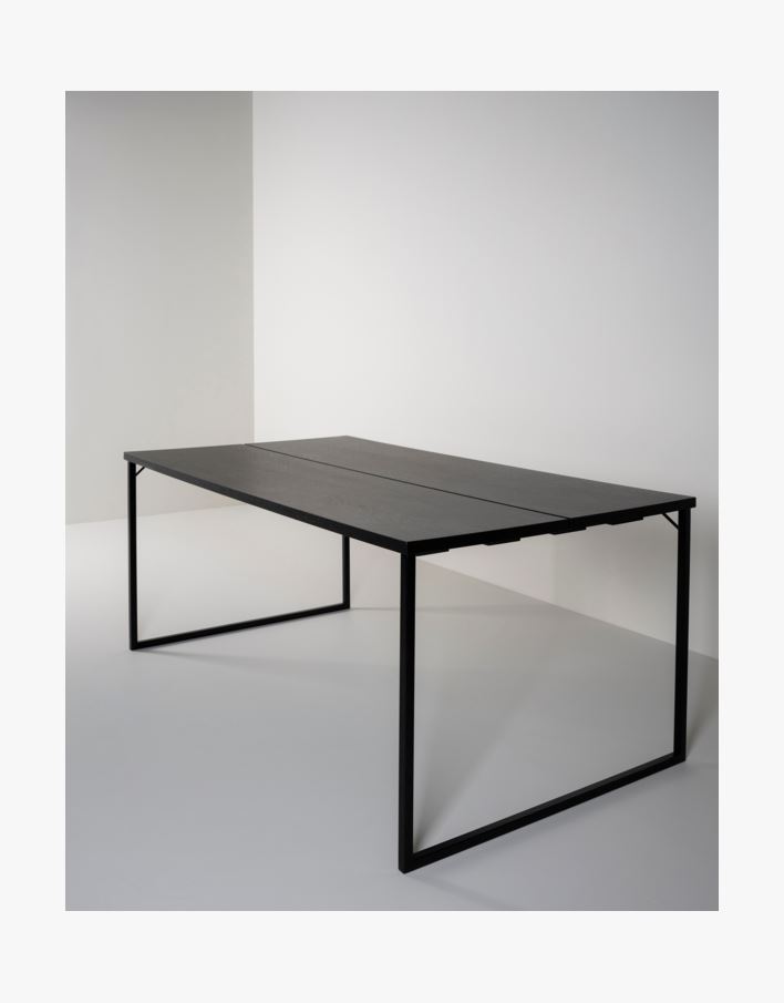 Spisebord svart - 100x200x75 cm svart - 1
