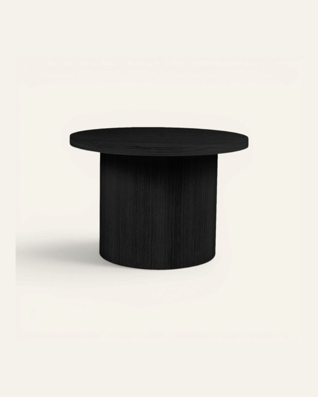Sofabord svart - 60x60x41 cm ø60 svart - 1