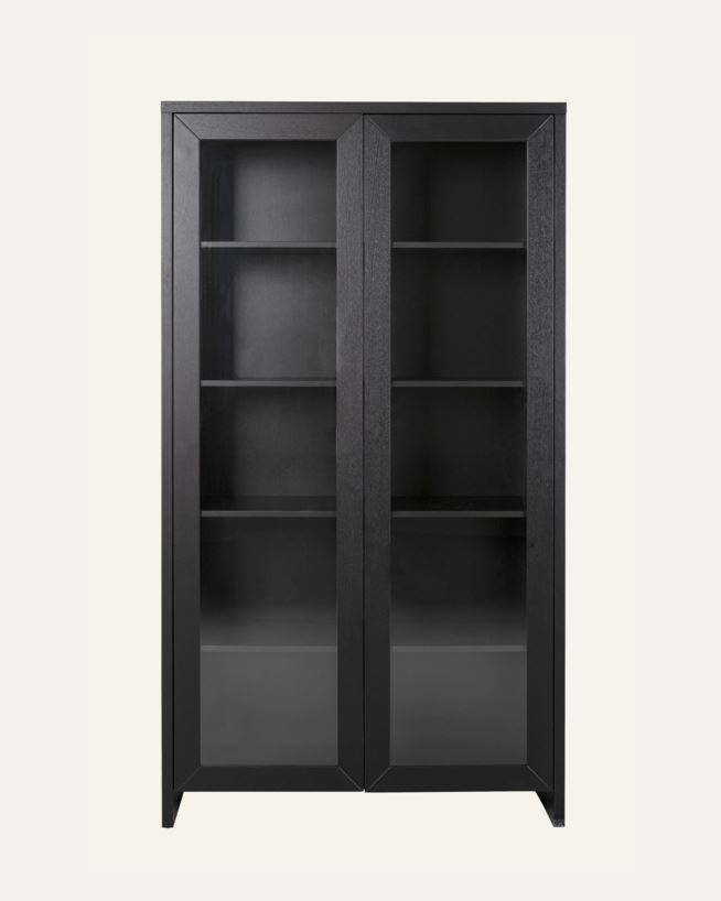 Skap svart - 100x40x183 cm svart - 1