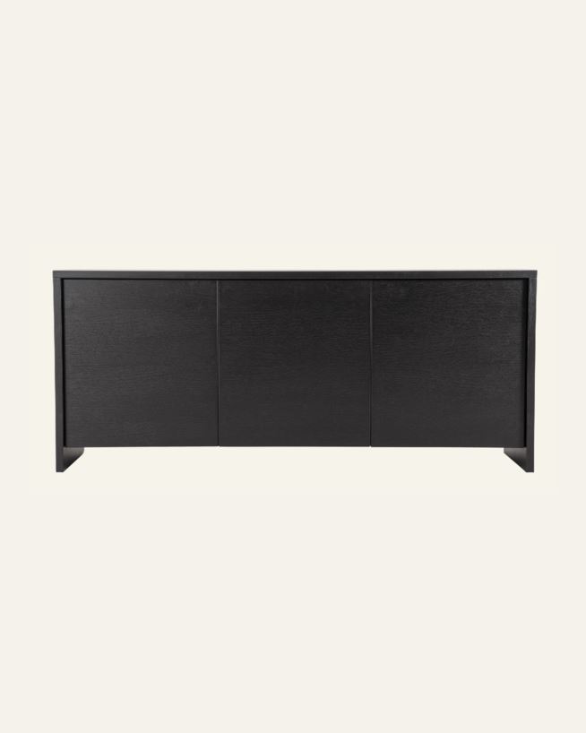 Skjenk svart - 180x40x76 cm svart - 1