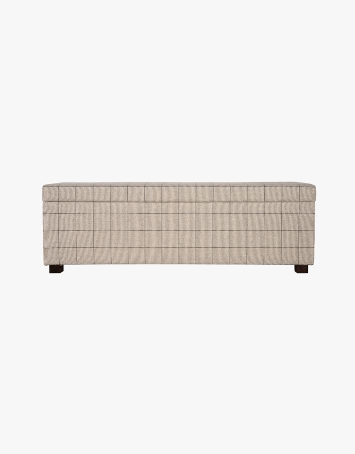 Sengebenk multi beige - 145x46x47 cm multi beige - 1