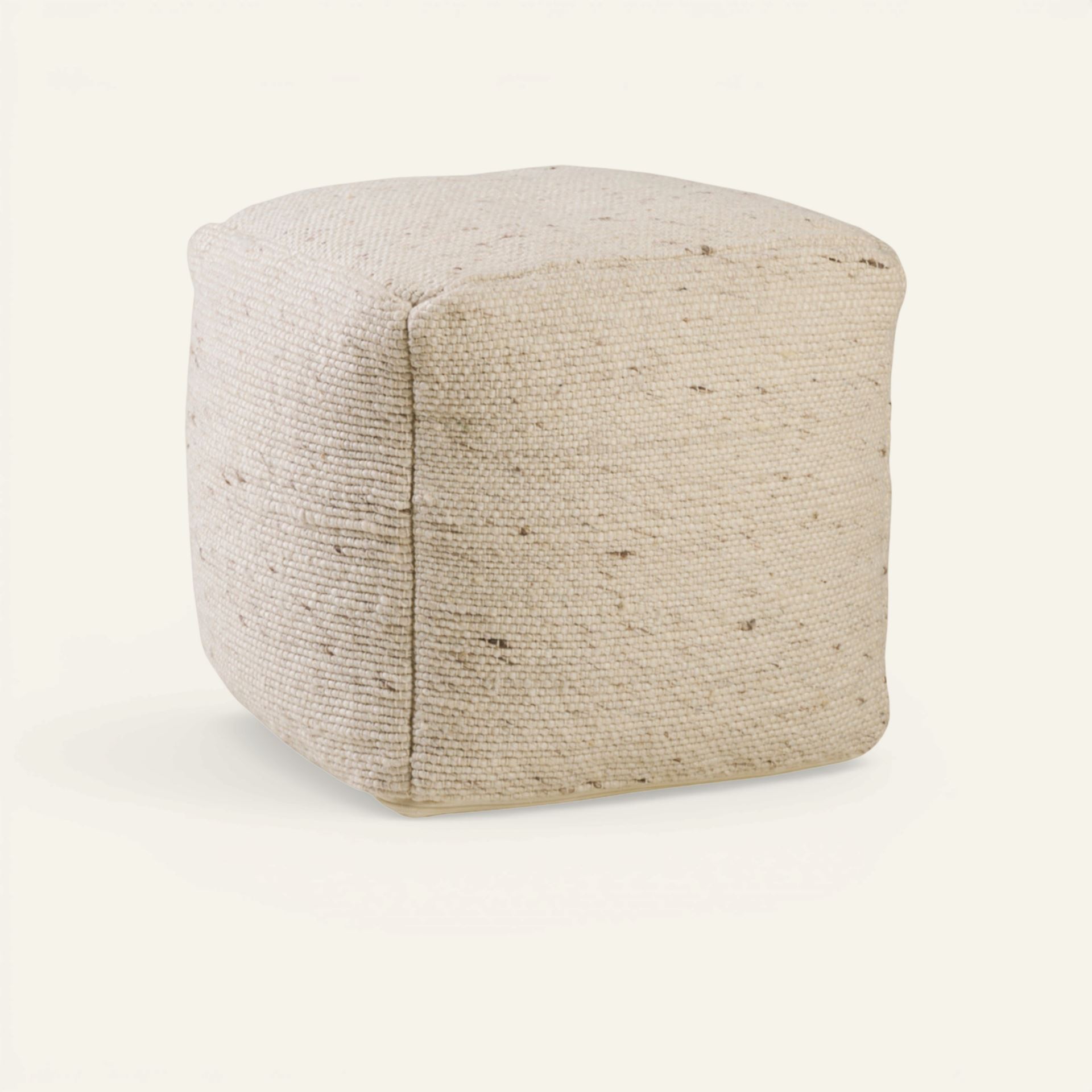 Puff beige - 40x40x40 cm beige - 1