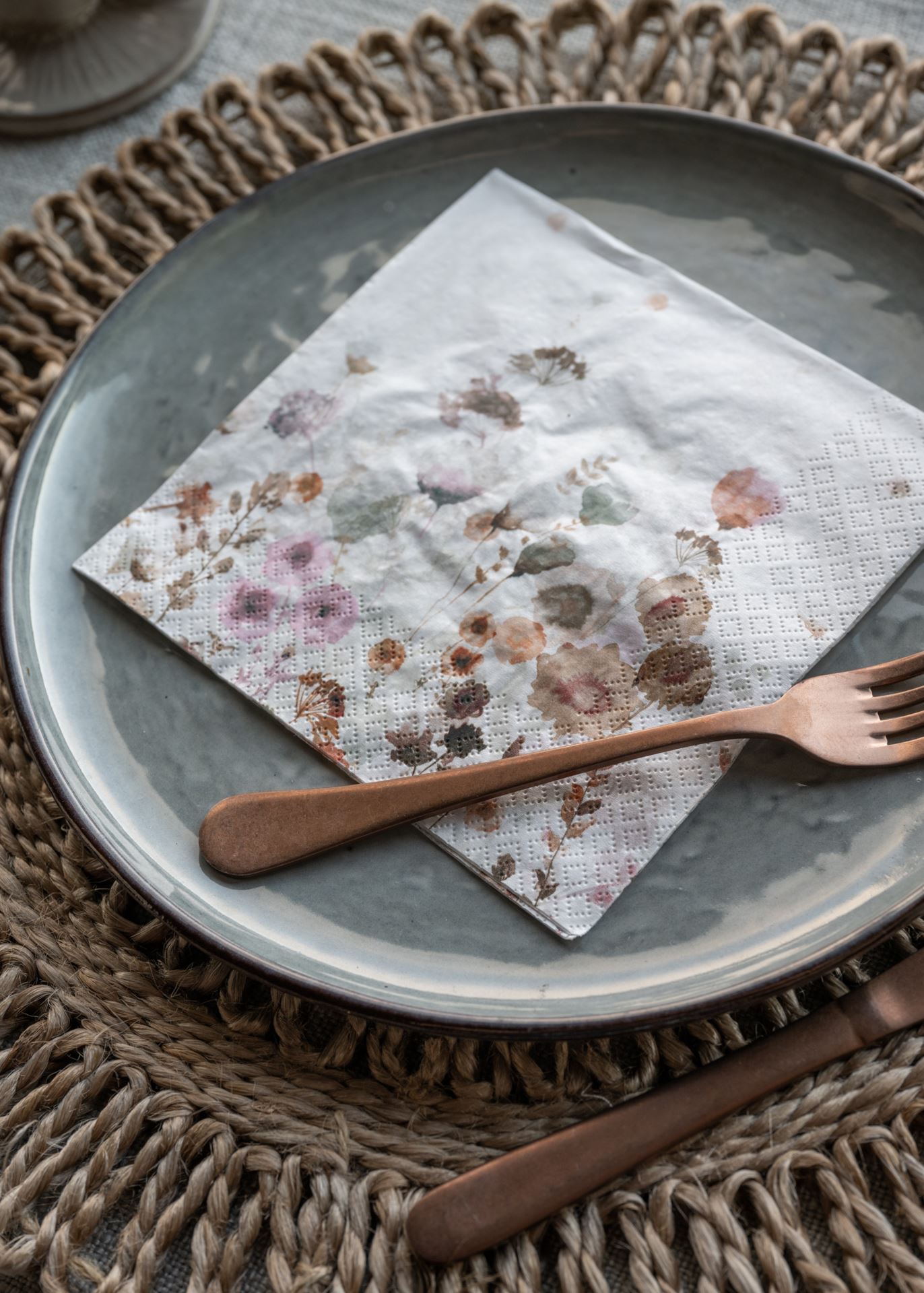 Papirservietter multi rosa - 2