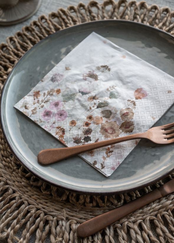 Papirservietter multi rosa - 2