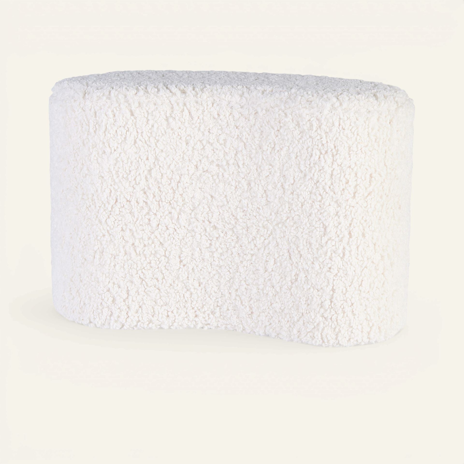 Puff hvit - 30x50x32 cm hvit - 1