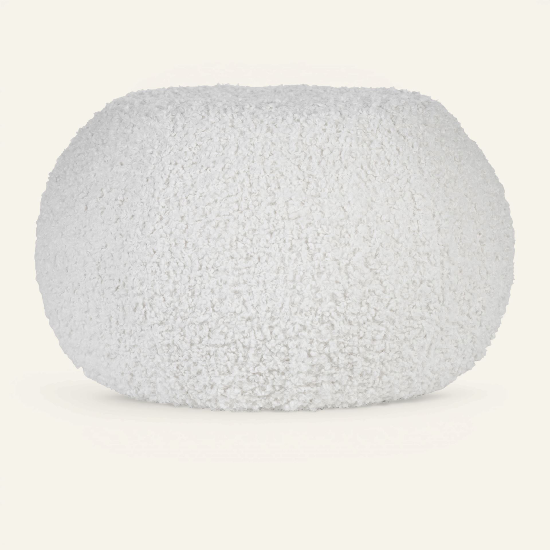 Puff hvit - 30 cm ø49 hvit - 1