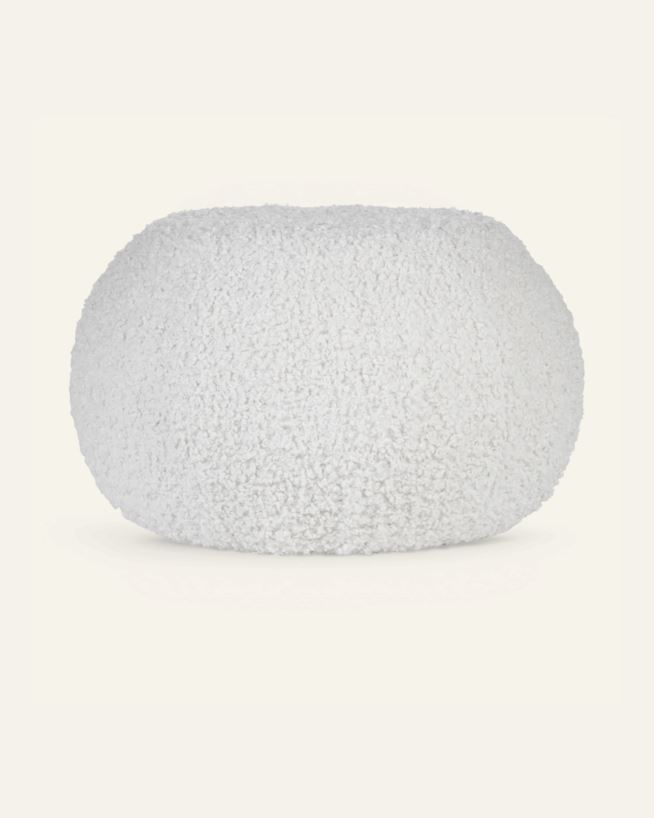 Puff hvit - 30 cm ø49 hvit - 1