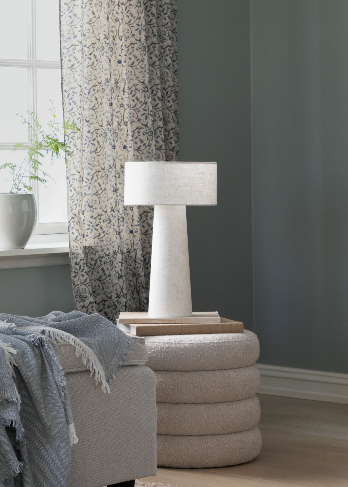 Bordlampe hvit - 30x30x51 cm hvit - 1