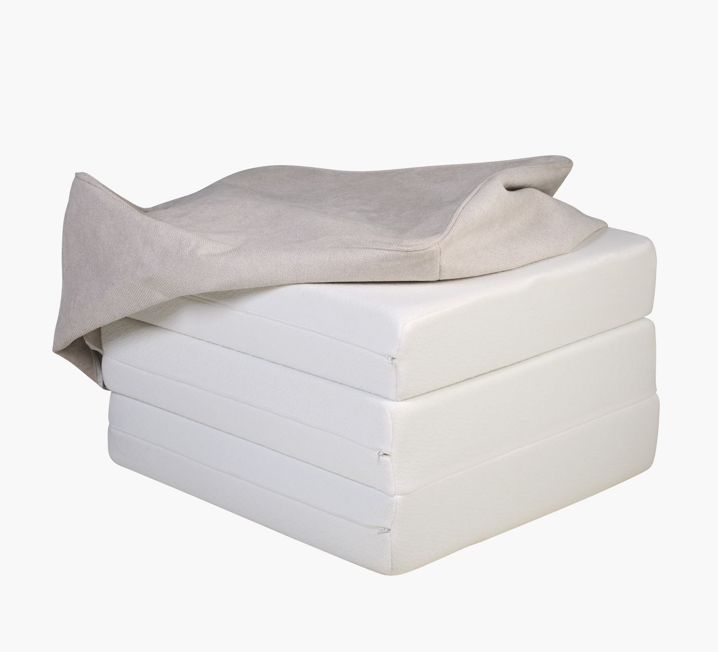 Madrass beige - 67x67x41 cm beige - 1