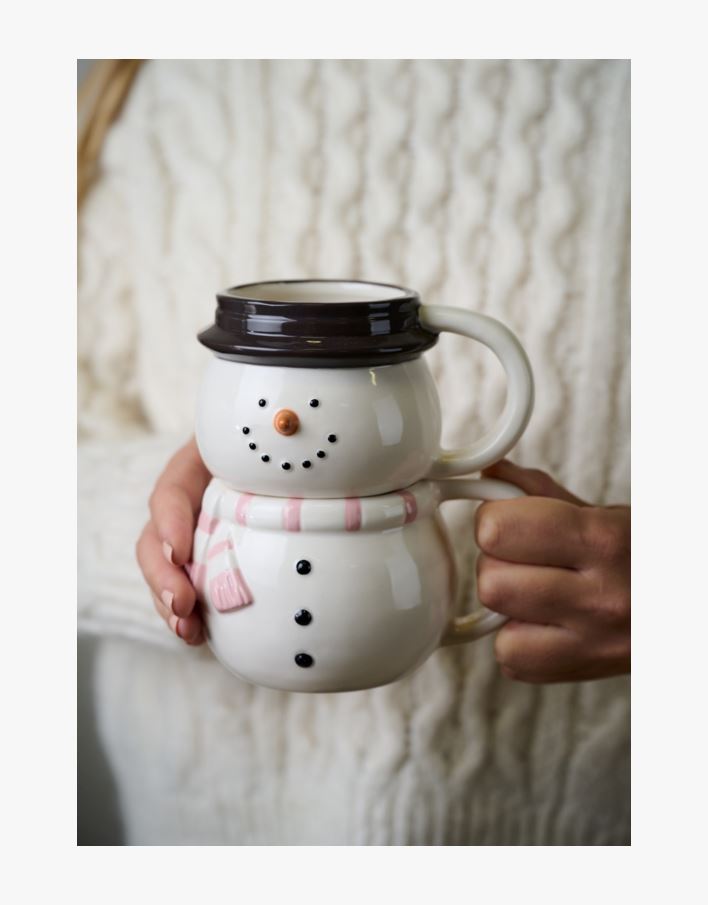 Kopp 2 i 1 hvit - 400 ml hvit - 1