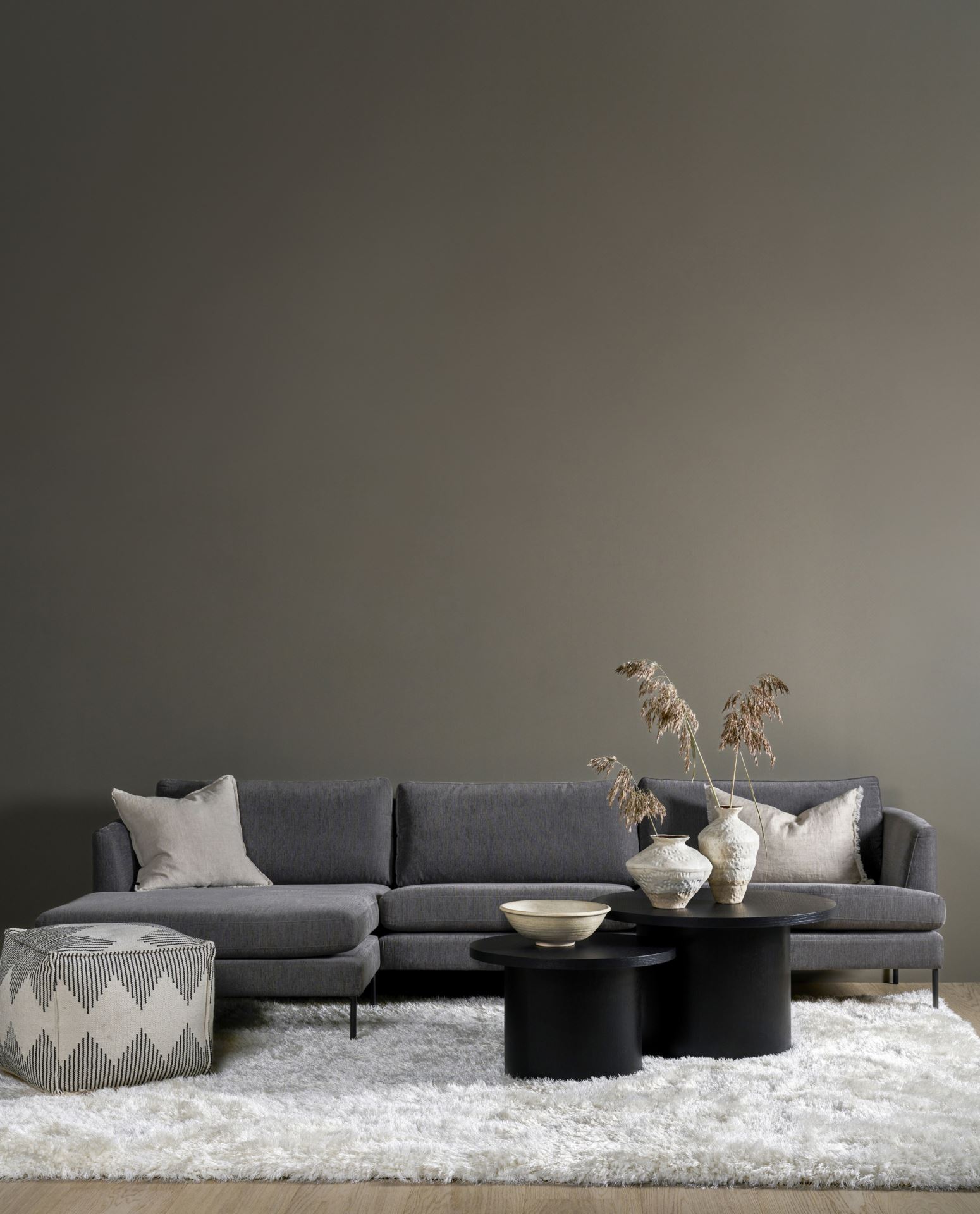 Sofa sjeselong venstre grå - 4