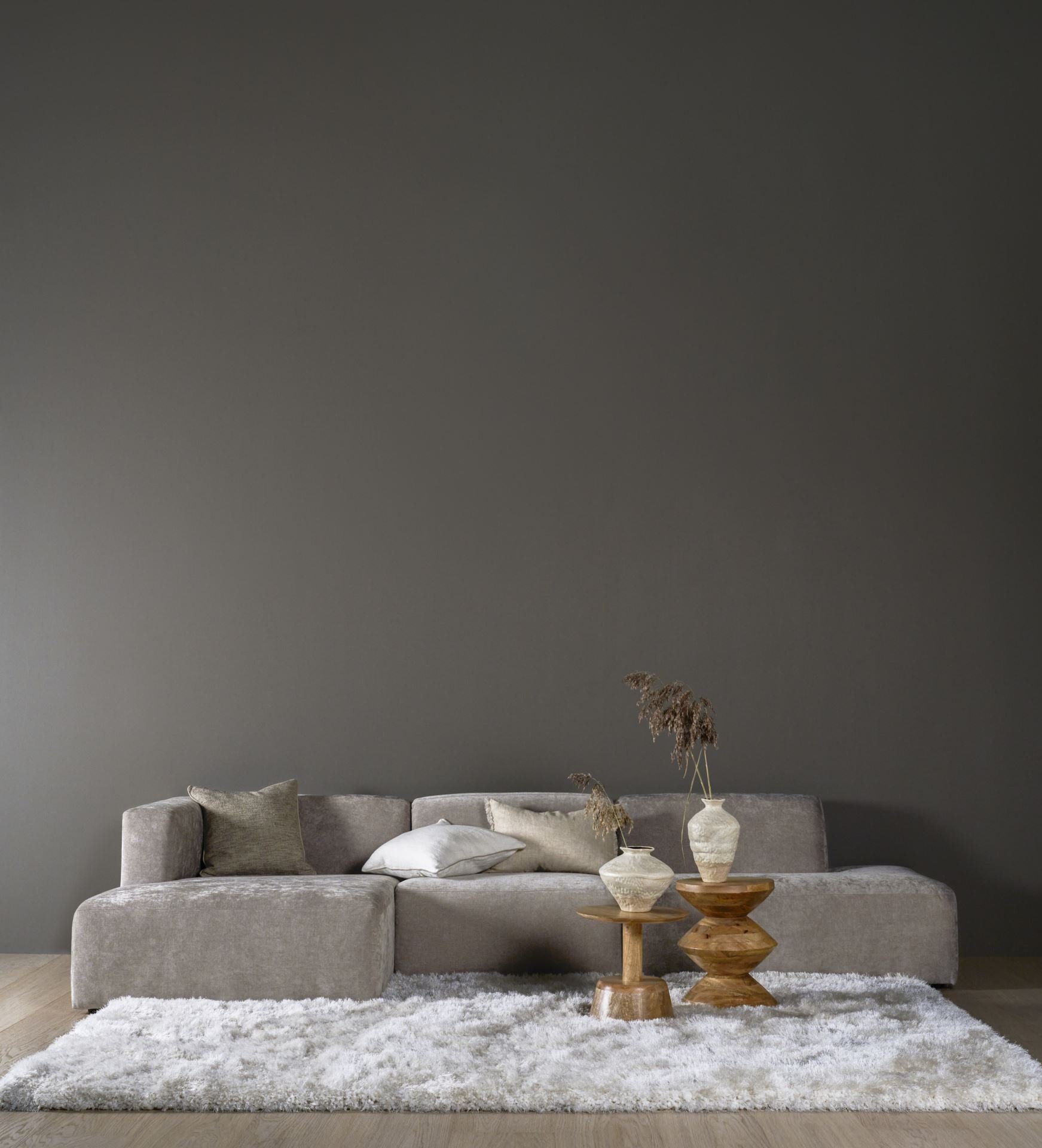 Modulsofa åpen ende høyre grå - 6