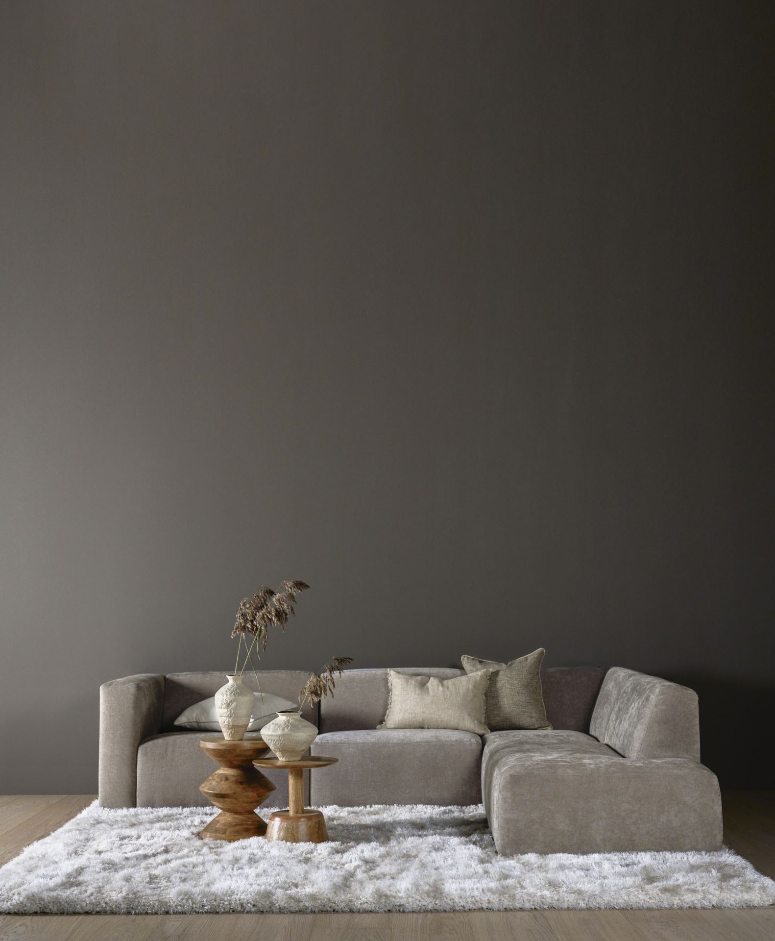 Modulsofa åpen ende høyre grå - 7