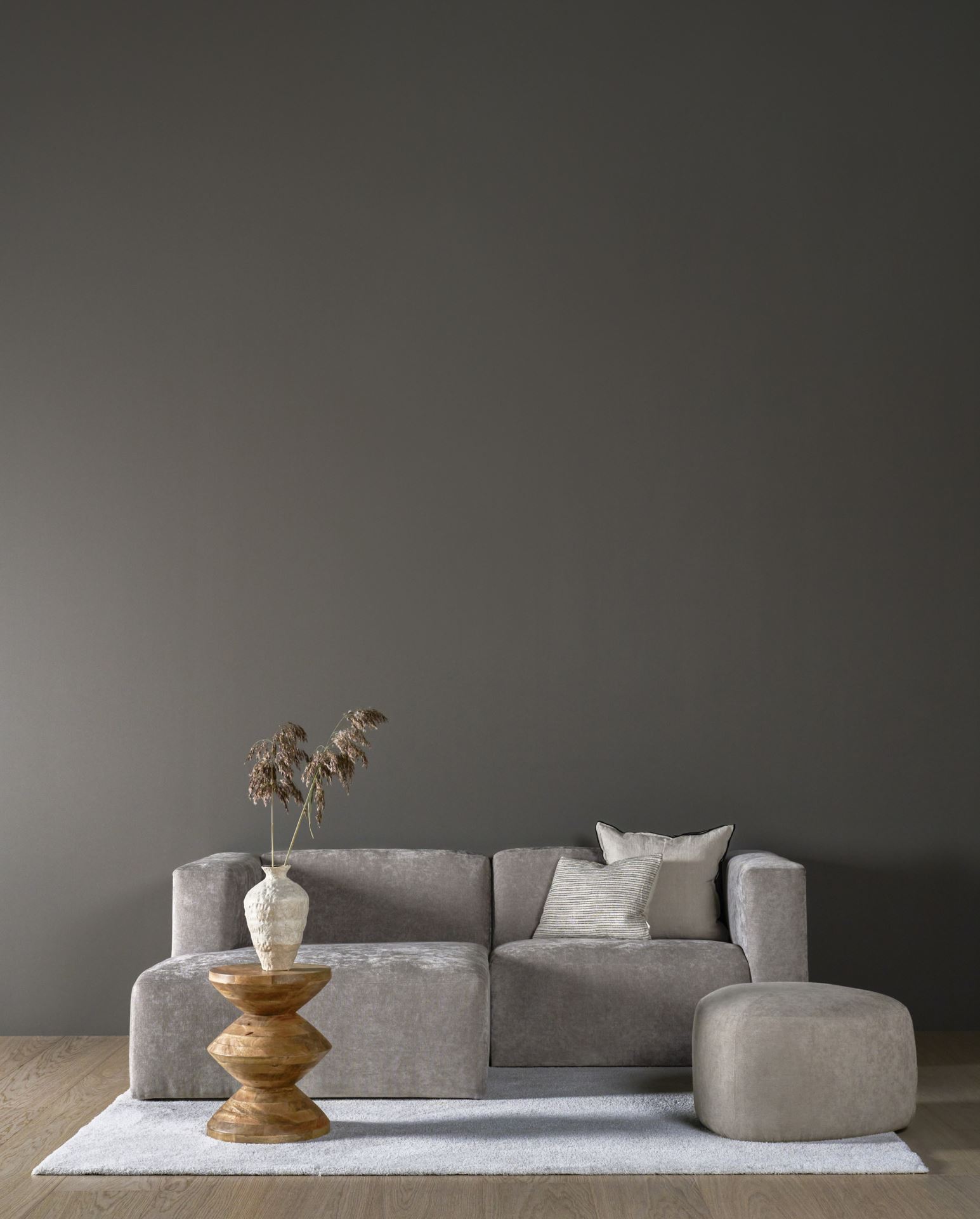 Modulsofa sjeselong venstre grå - 2