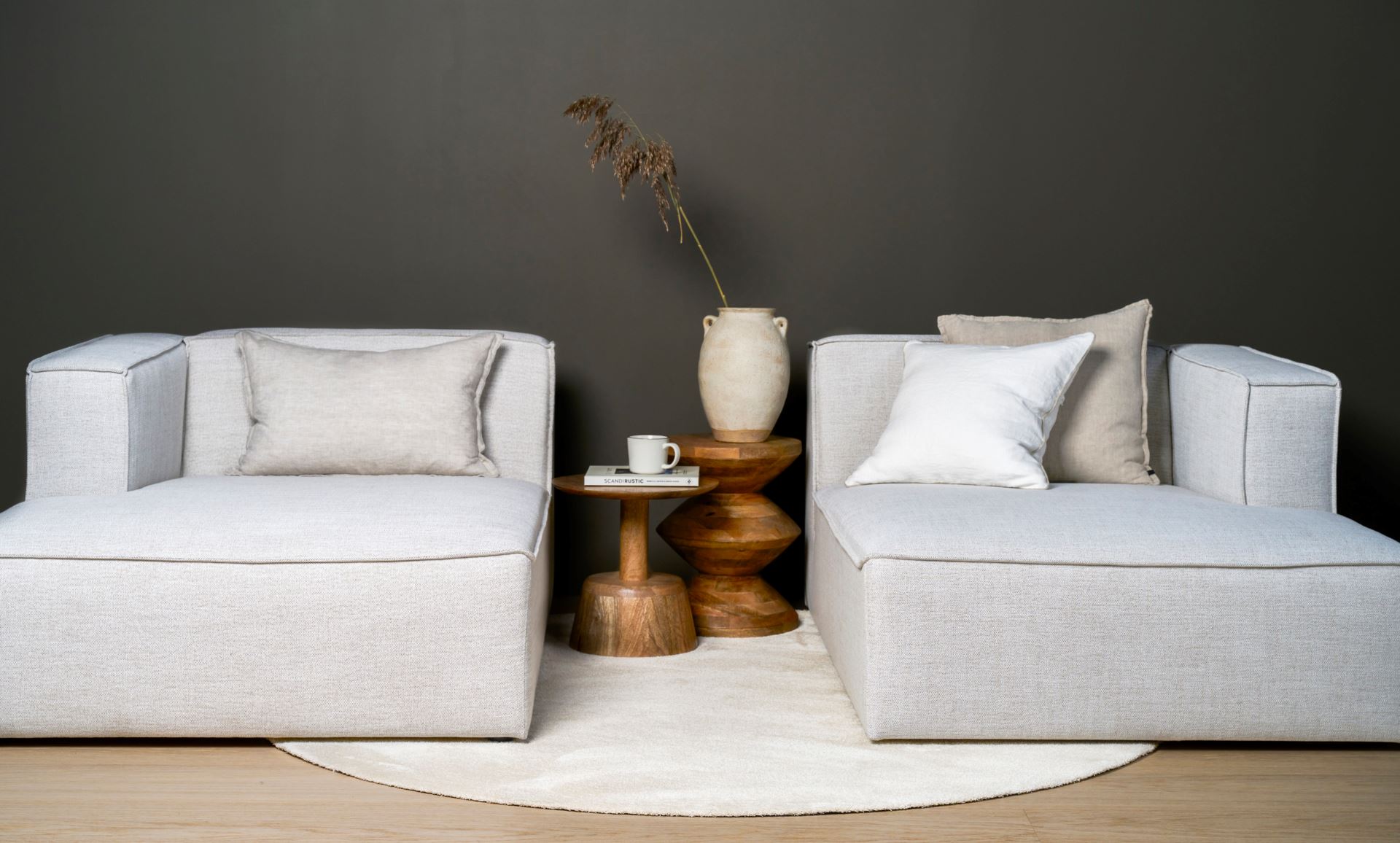 Modulsofa sjeselong venstre natur - 5