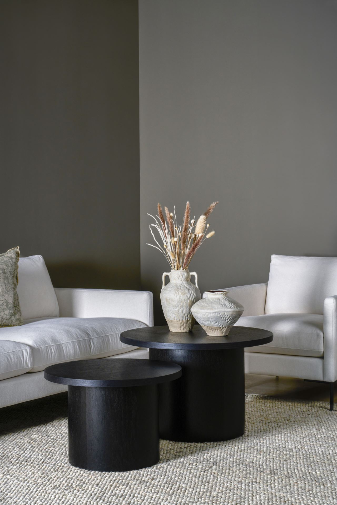 3 seter sofa hvit - 7