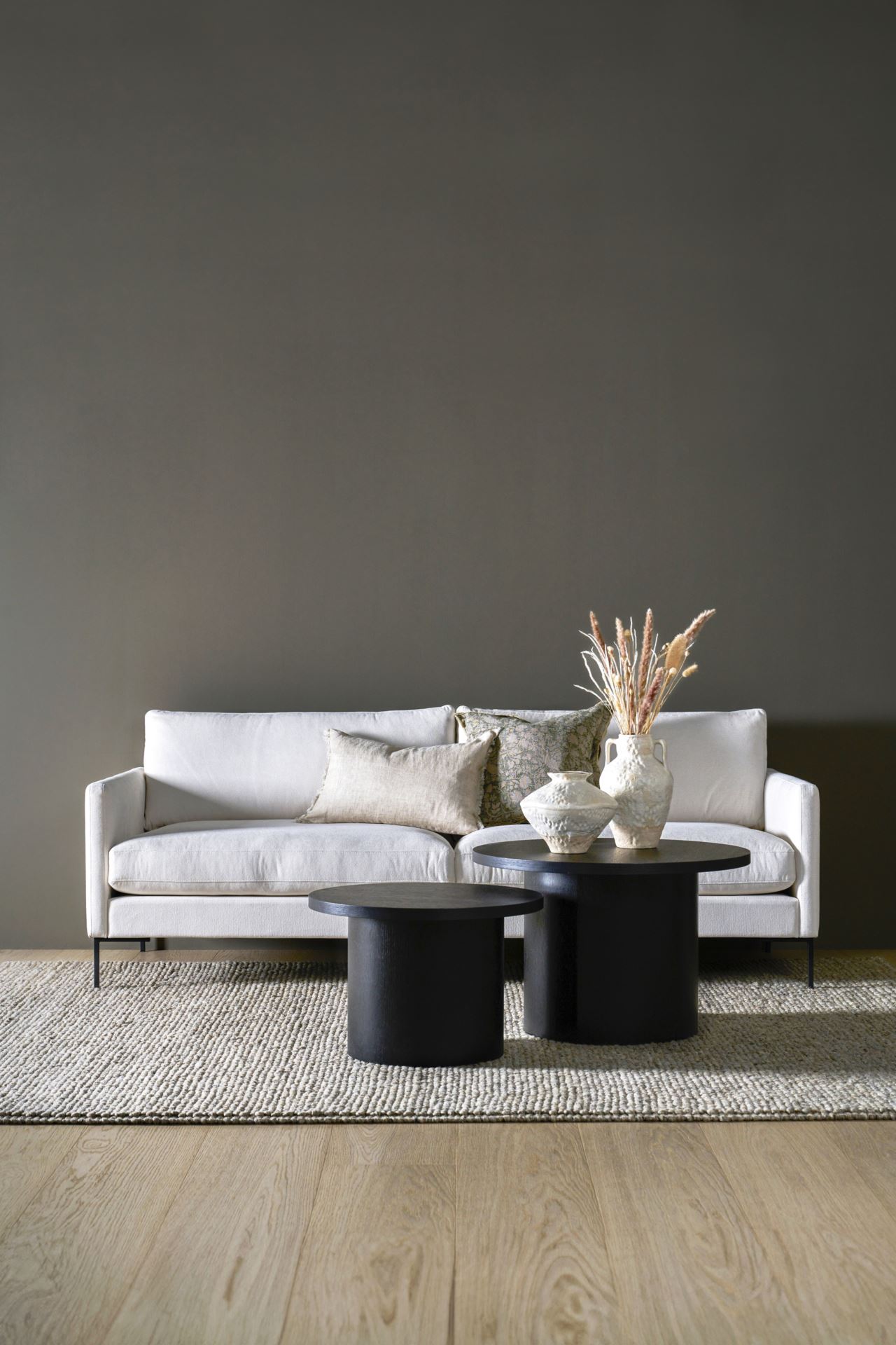 3 seter sofa hvit - 9