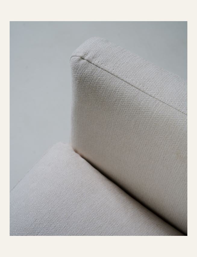 3 seter sofa hvit - 4