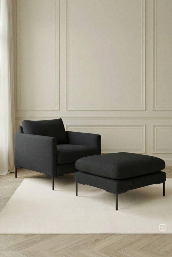 Loungestol svart - 2