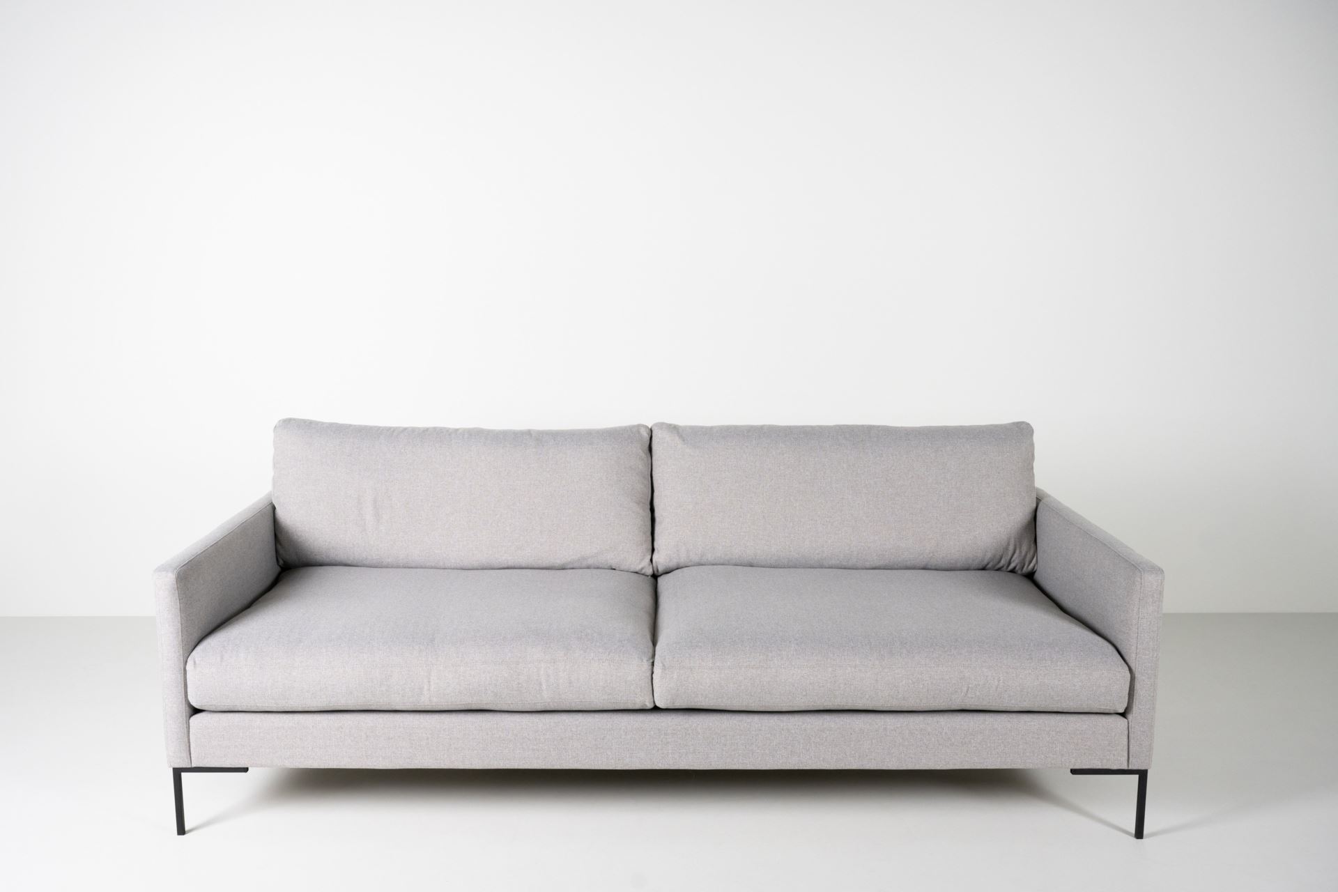 3 seter sofa lys grå - 7
