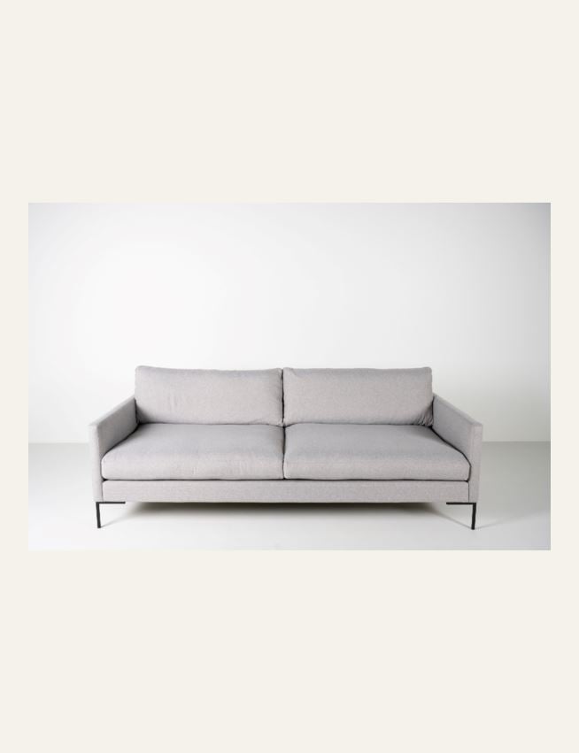 3 seter sofa lys grå - 7