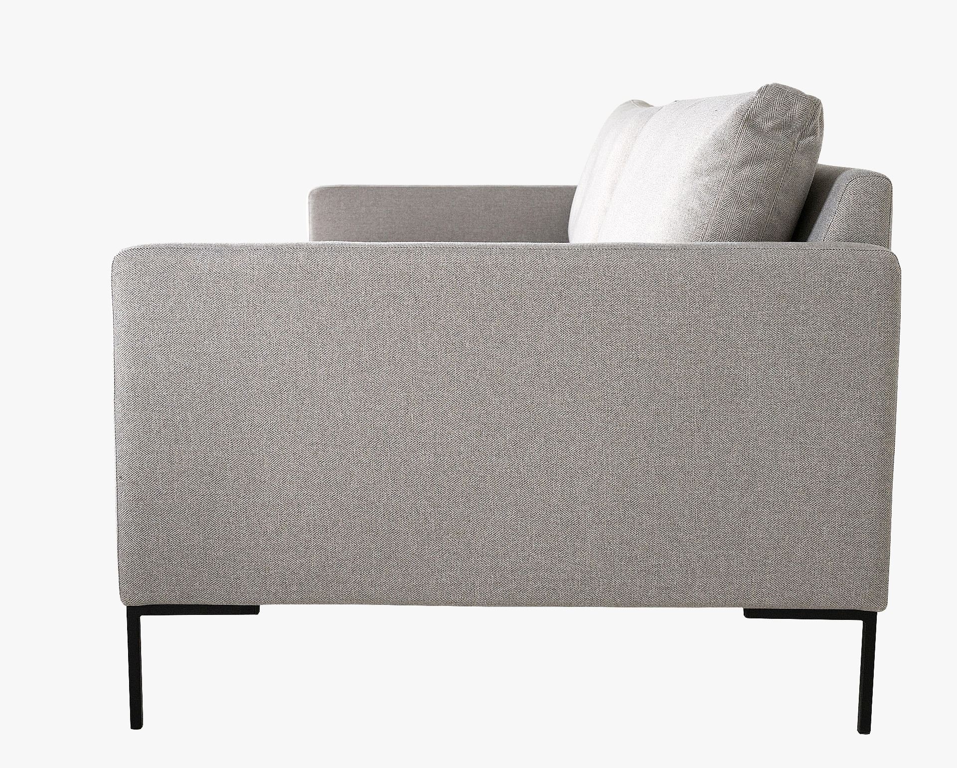 3 seter sofa lys grå - 5