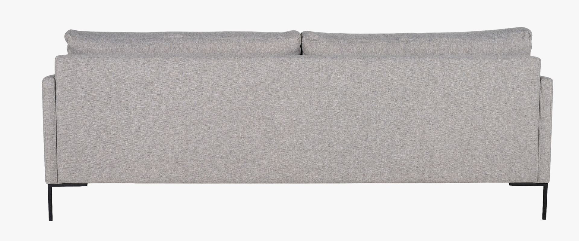 3 seter sofa lys grå - 6