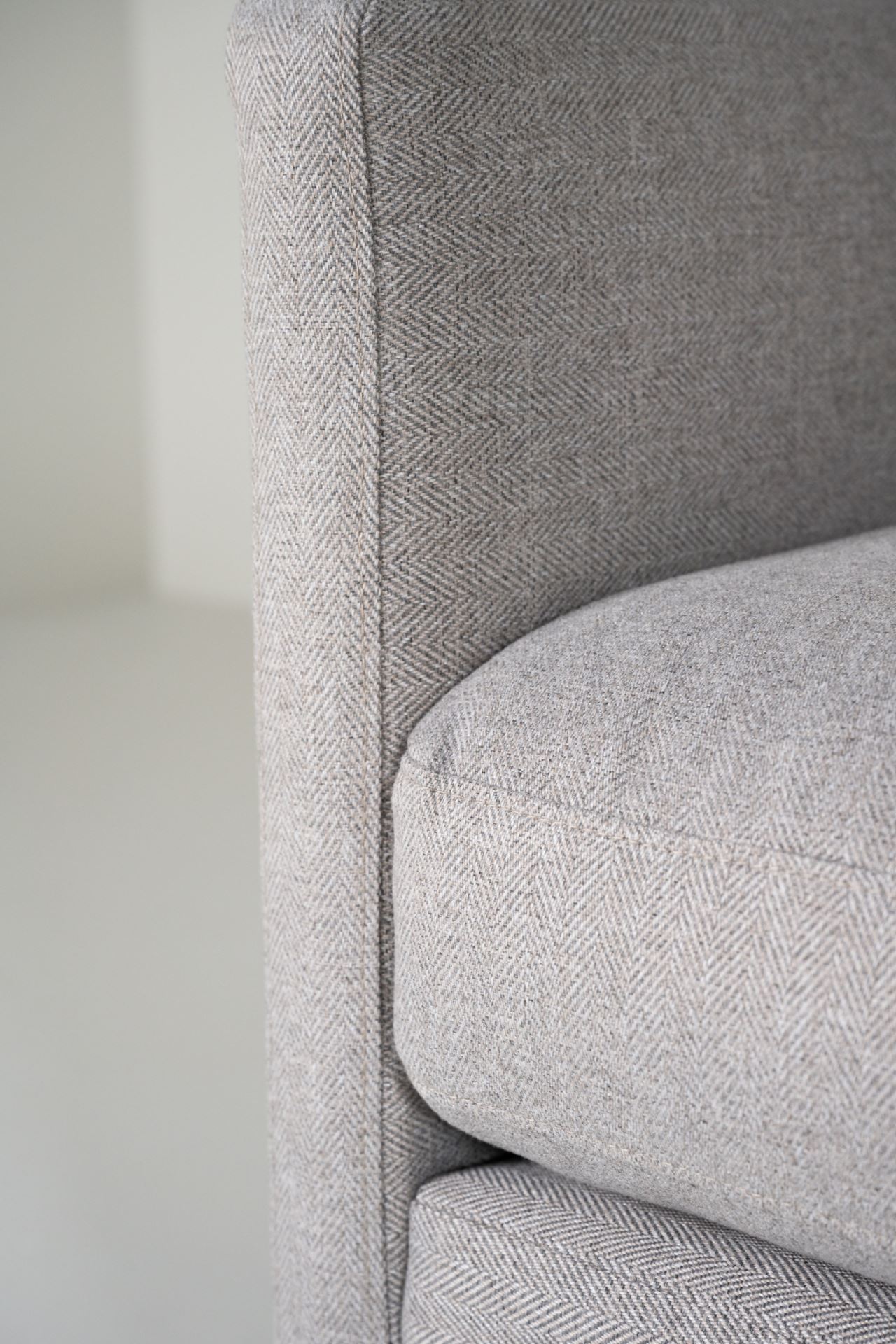 3 seter sofa lys grå - 12