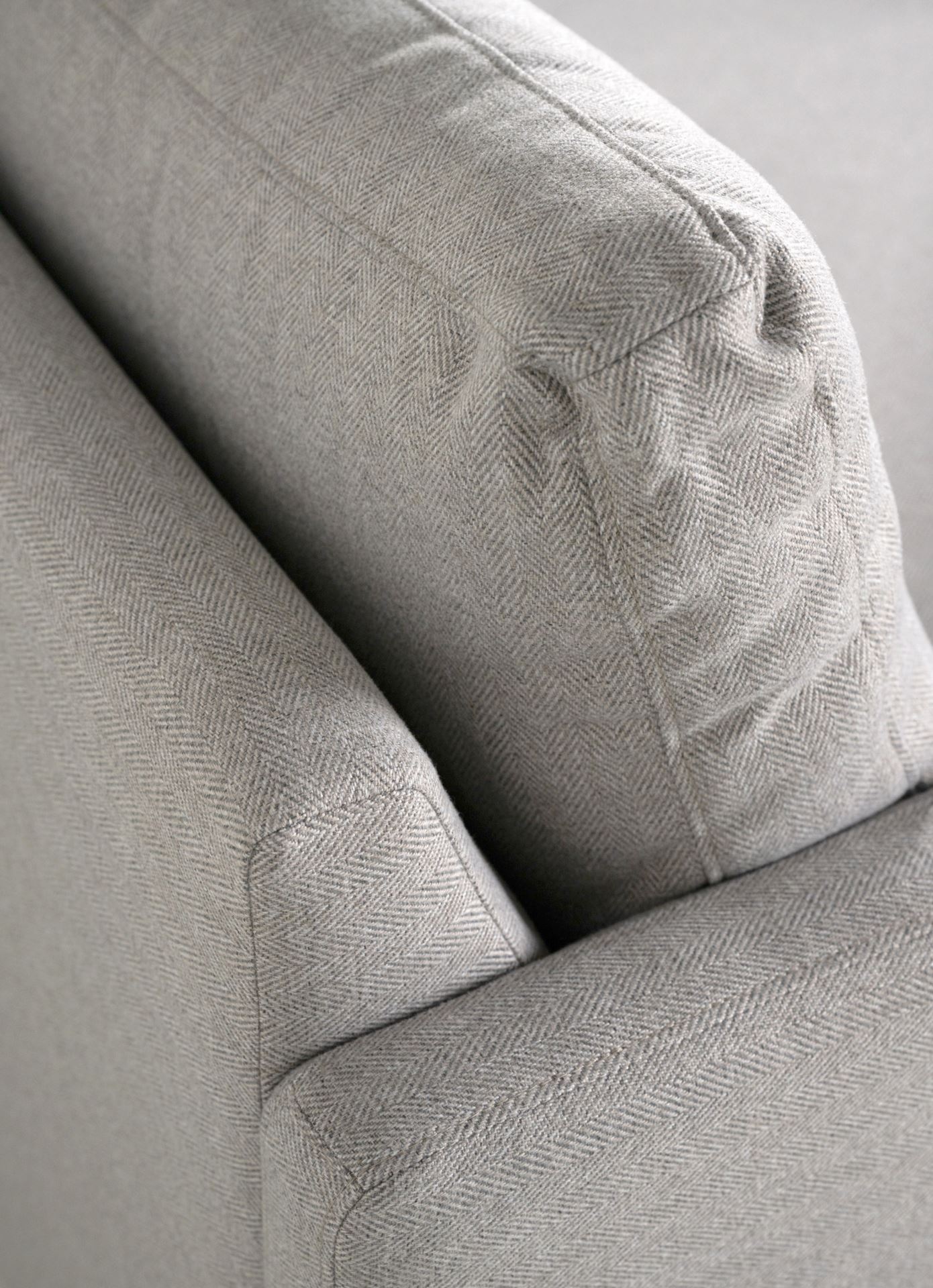 3 seter sofa lys grå - 8