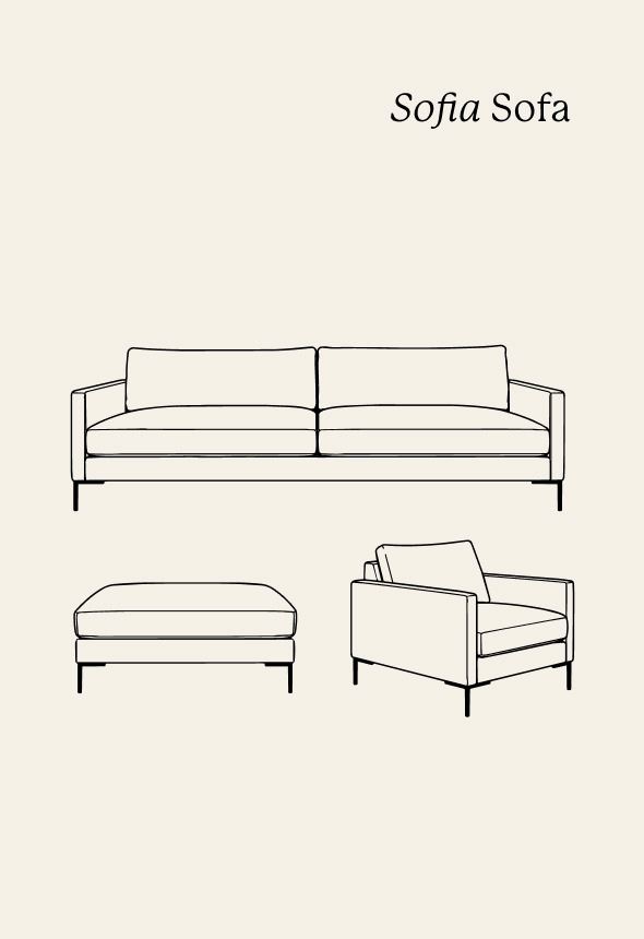 3 seter sofa lys grå - 6