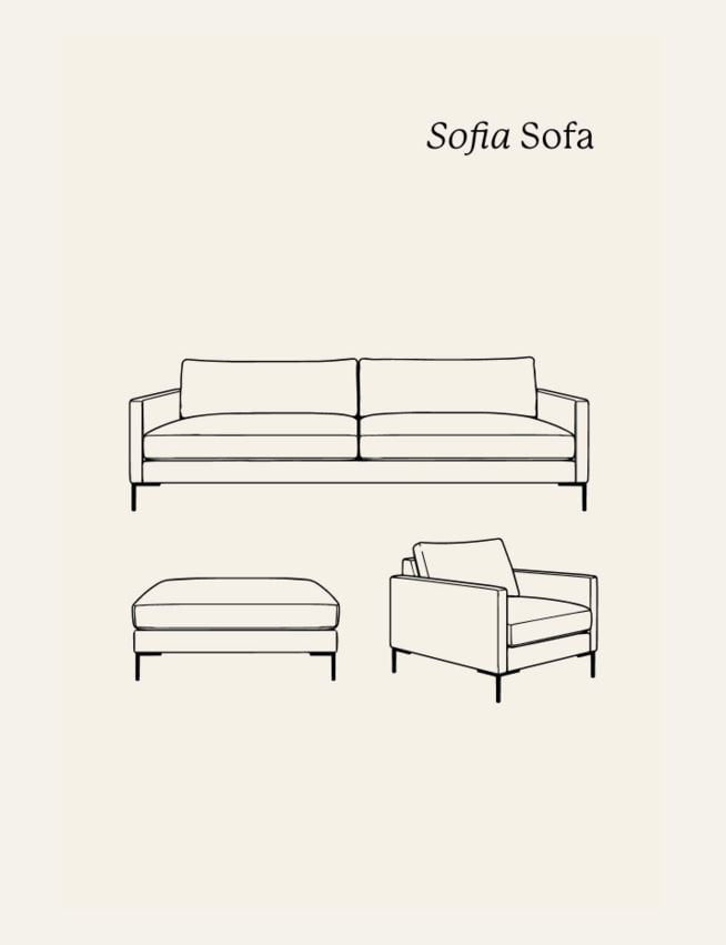 3 seter sofa lys grå - 6