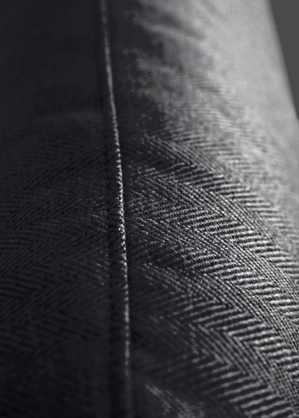 3 seter sofa svart - 5