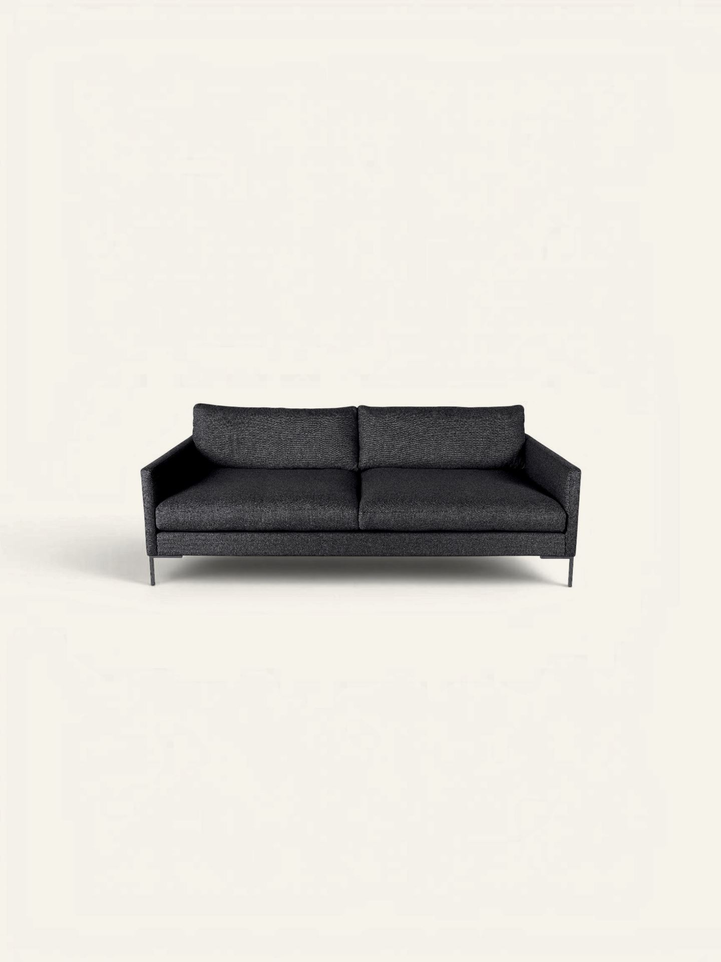 3 seter sofa svart - 227x100x83 cm svart - 1