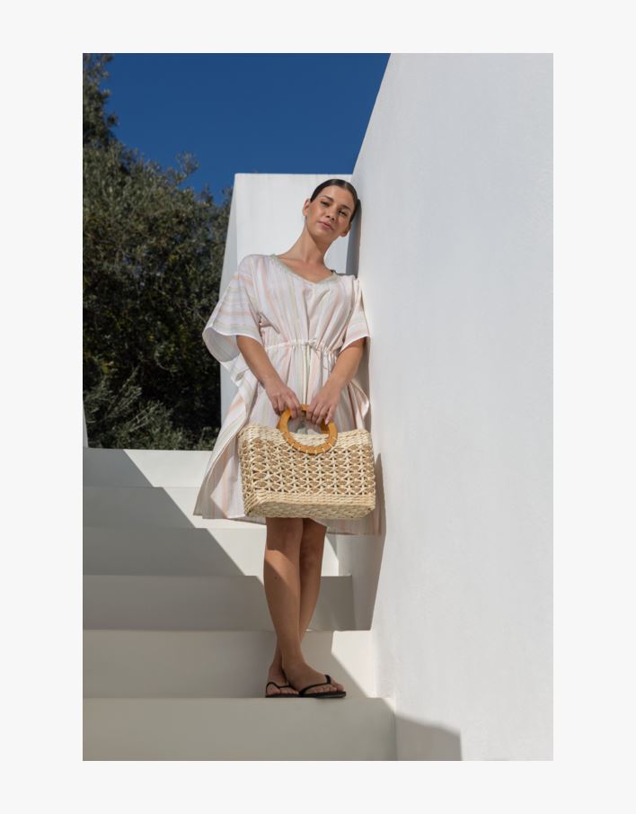 Stråveske natur - 36x24 cm natur - 1