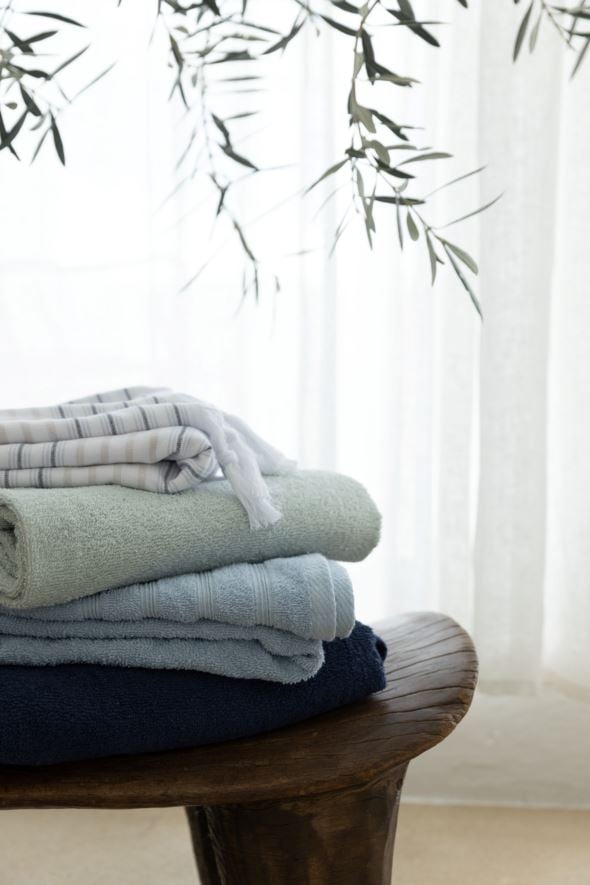 Badehåndkle multi blå - 2