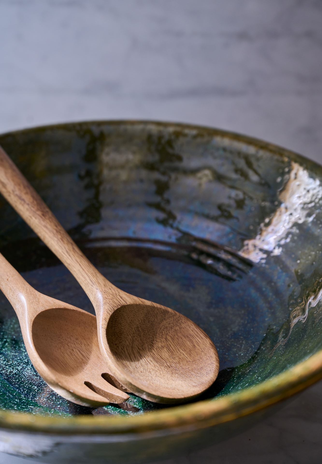 Salatbestikk brun - 7