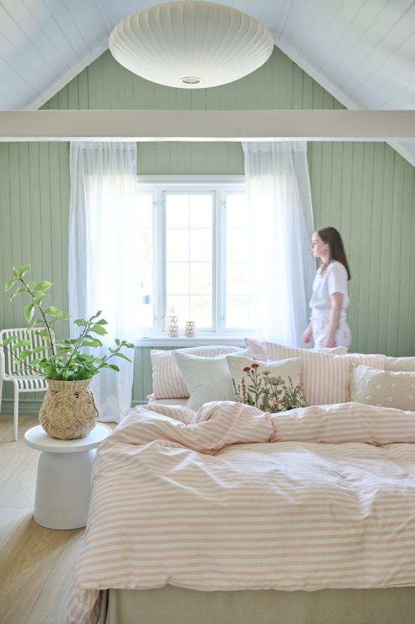 Bomull sengesett rosa - 3