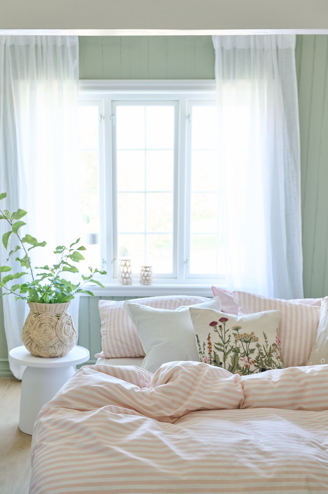 Bomull sengesett rosa - 5