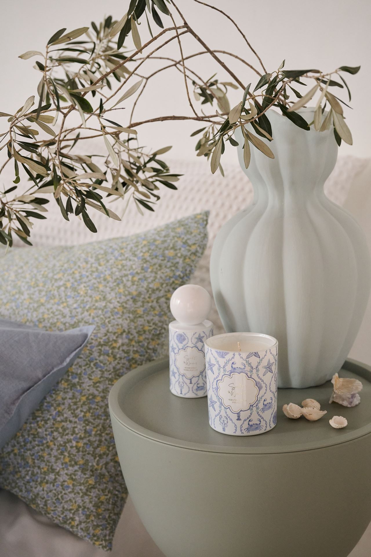 Duftlys multi blå - 2