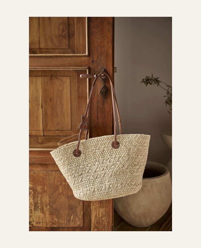 Stråveske natur - one size natur - 1