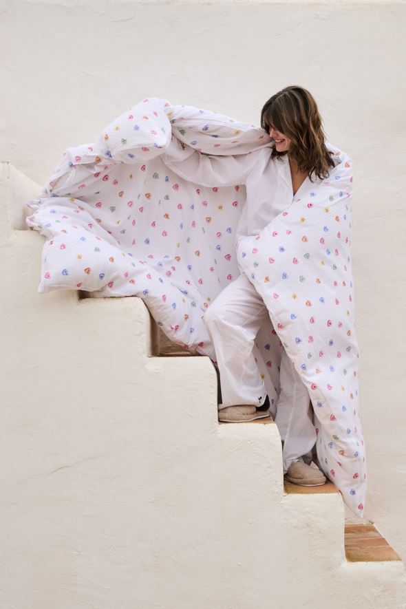 Krepp sengesett multi - 4