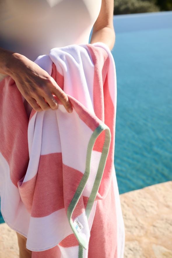Badehåndkle lys rosa - 5