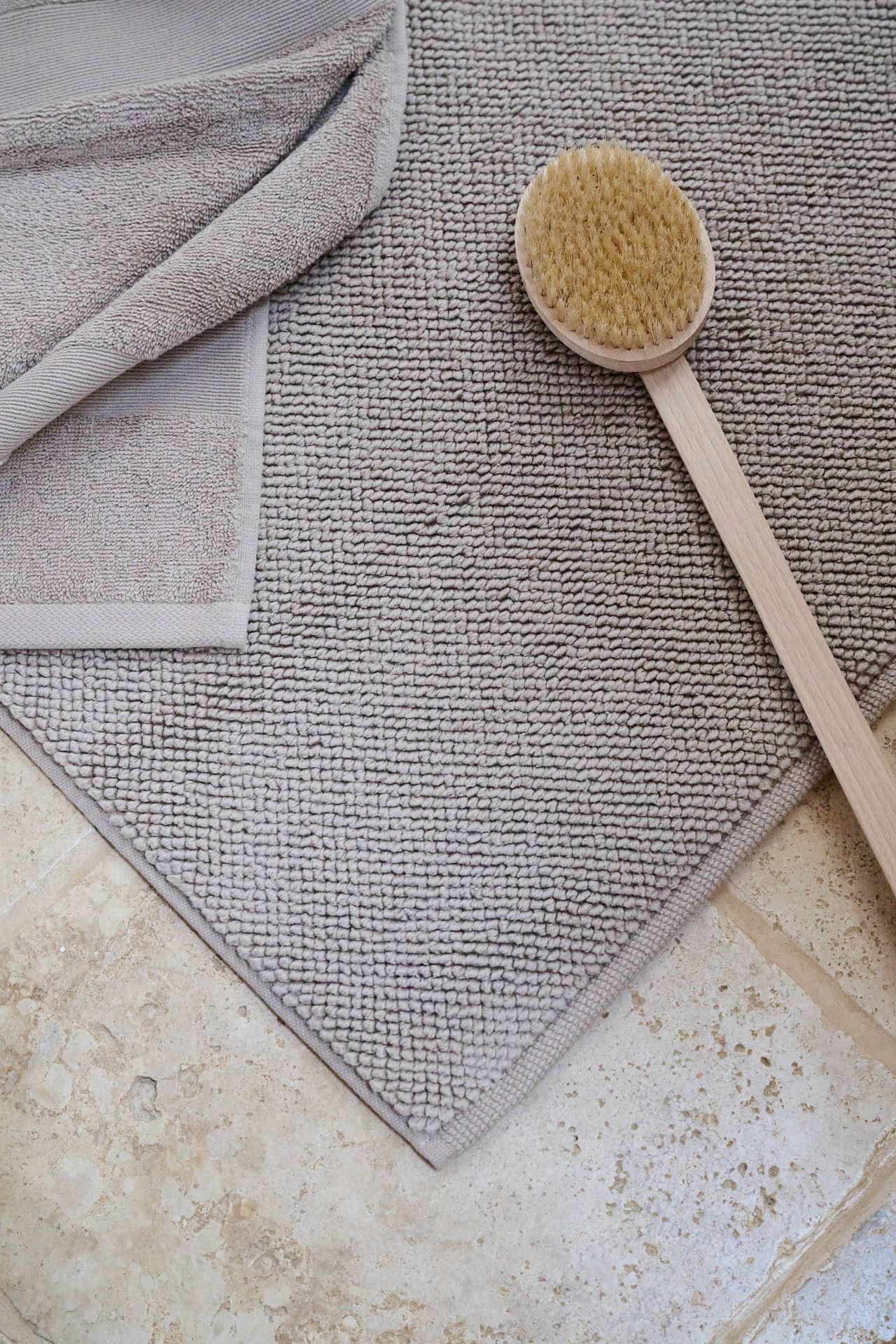 Badematte taupe - 2