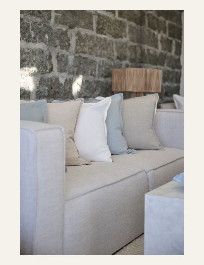 Modulsofa 2 deler armlene natur - 2