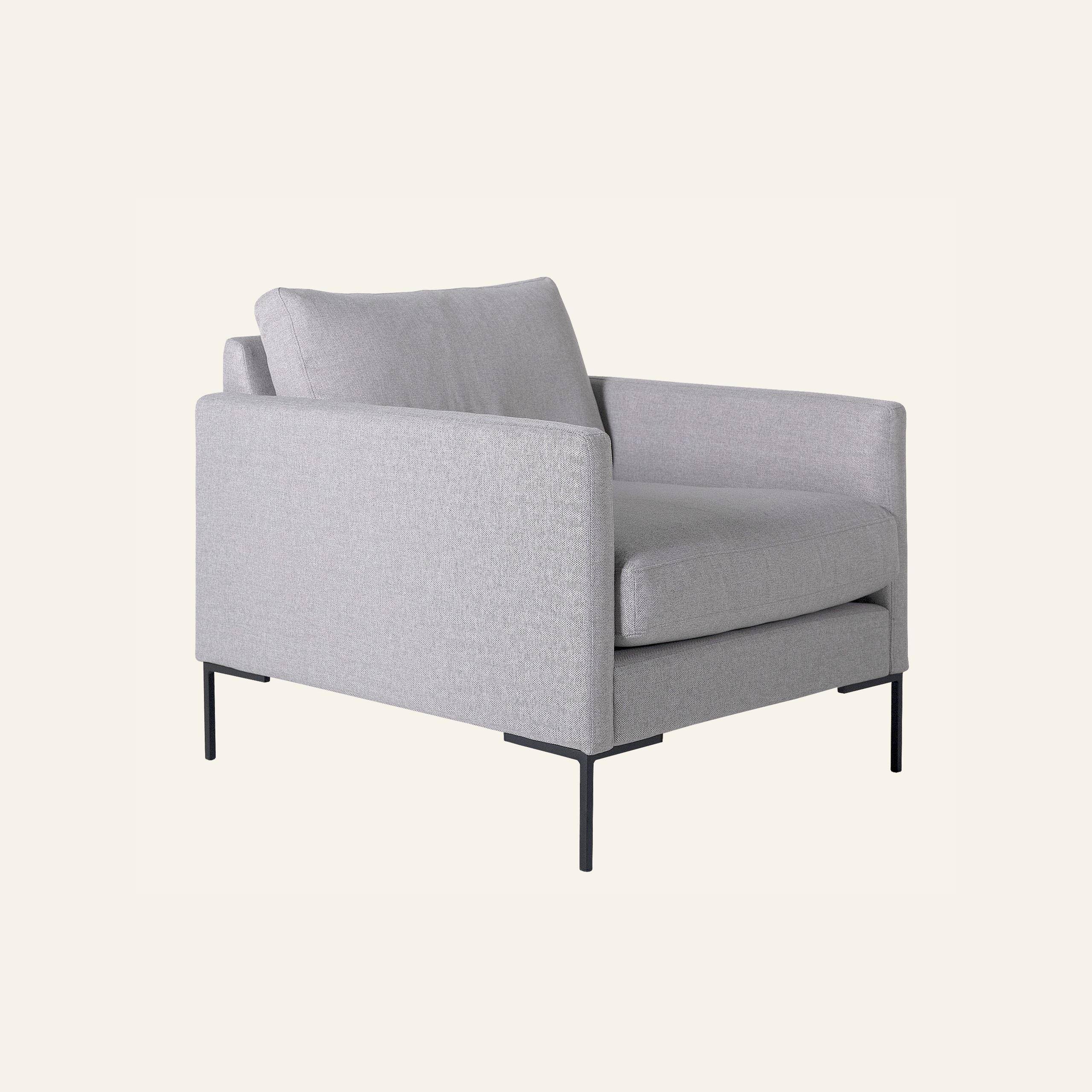 Loungestol lys grå - 6