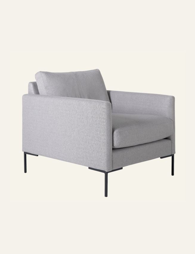 Loungestol lys grå - 6